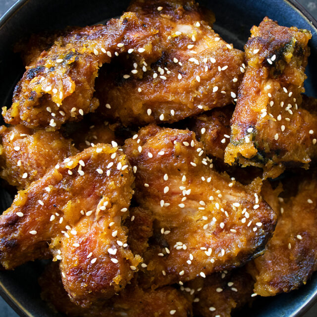 Spicy Mango Chicken Wings